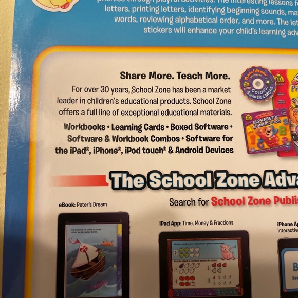 Alphabet Stickers Book Ages 4-6 (Pre-K - K) 267 STICKERS! Sounds, Letters, Order - Picture 7 of 13